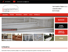 Tablet Screenshot of kamnosestvo-razem.si